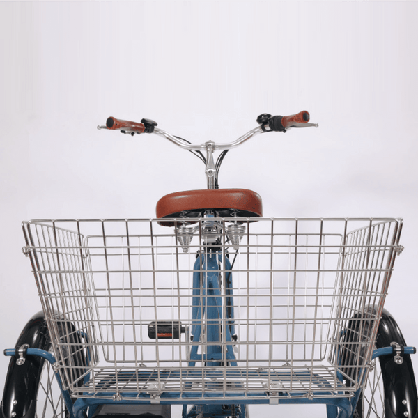 tricycle électrique avec grand panier