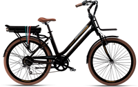 velo de ville electrique pour femme noir et marron
