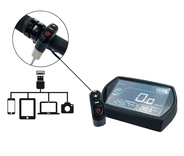 diplay multifonction pour fat-bike ciclone