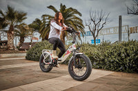 fat-bike électrique en bord de mer