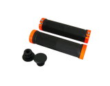 poignee grips vtt noir et orange